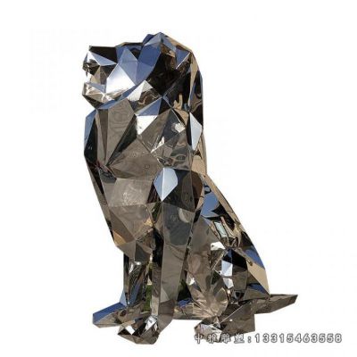 狮子动物不锈钢摆件