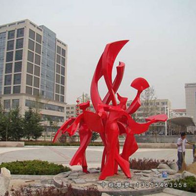 不锈钢小区景观雕塑