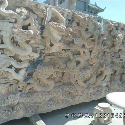 公园石浮雕摆件