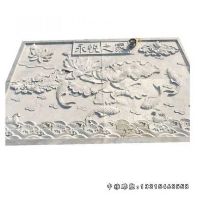 公园景观石浮雕摆件