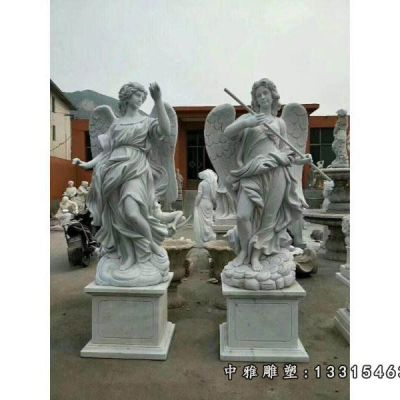小区石雕天使