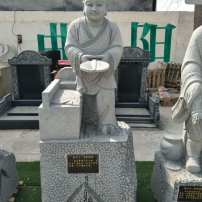 广场石雕孝道人物