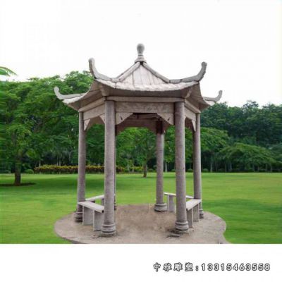 花园凉亭石雕