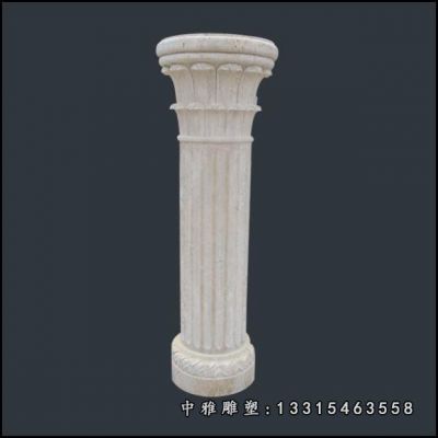 欧式罗马柱石雕摆件