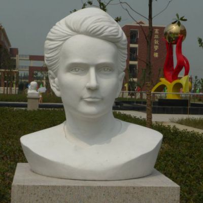 居里夫人胸像石雕