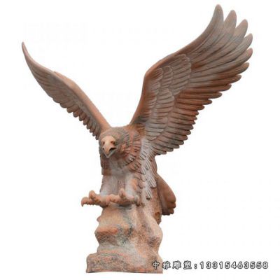 大型石雕鹰雕塑