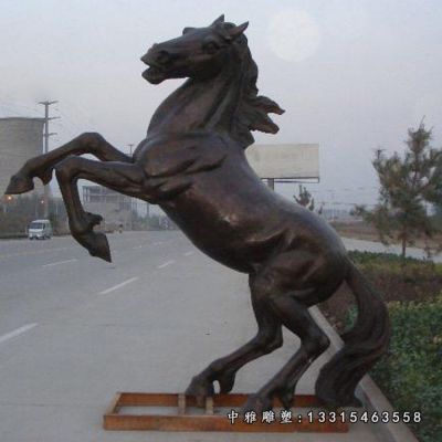 铜雕动物马摆件