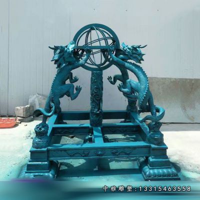 浑天仪景观铜雕摆件