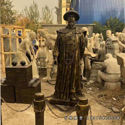 历史人物铜雕林则徐