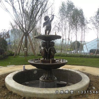 景观喷泉铜雕