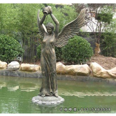 天使人物铜雕