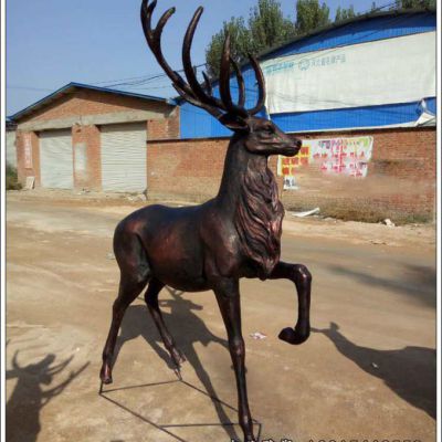 抽象铜雕鹿雕塑