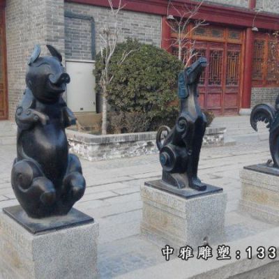 广场十二生肖铜雕