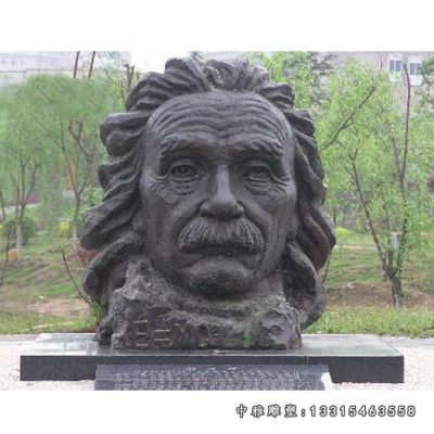 铜雕爱因斯坦胸像雕塑