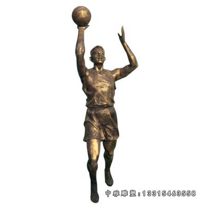 户外运动铜雕人物雕塑