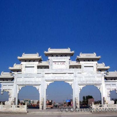 石雕大型牌坊
