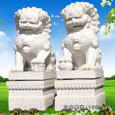 石雕宅门狮子