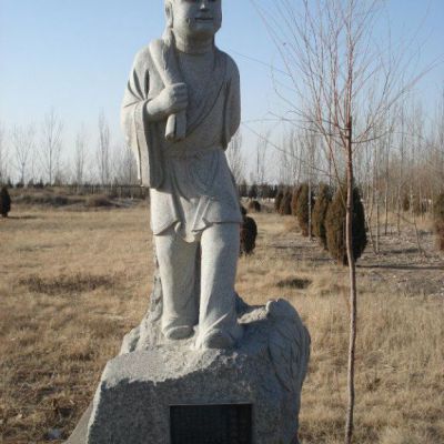 孝道石雕人物雕塑