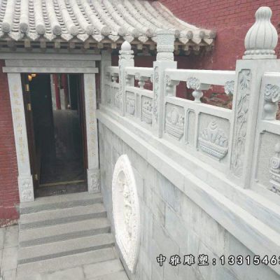广场栏板石雕