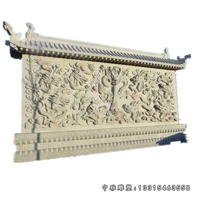 石雕影壁雕塑