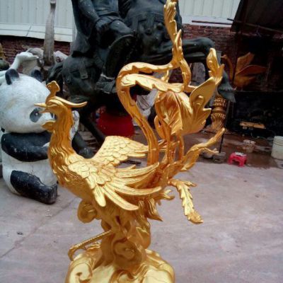 动物凤凰铜雕雕塑