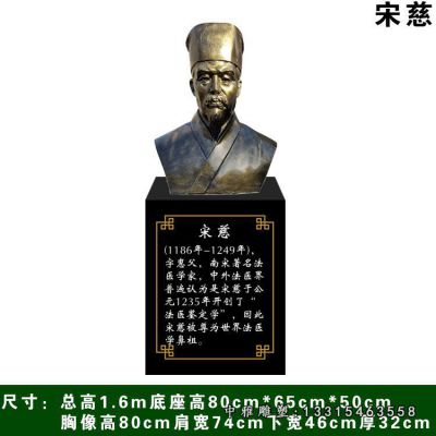 名医宋慈铜雕雕塑