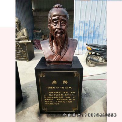 广场扁鹊铜雕