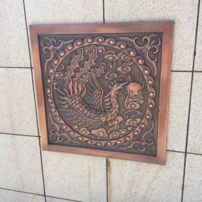 广场铜浮雕景观雕塑