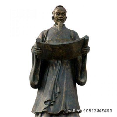 铜雕名医张仲景