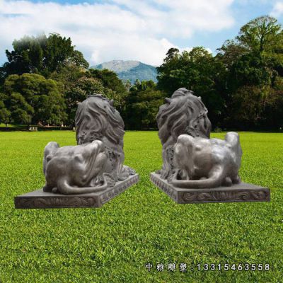 宅门狮子铜雕塑