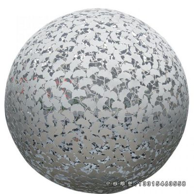 创意圆球不锈钢雕塑