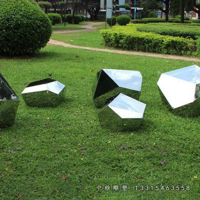 草坪不锈钢景观石