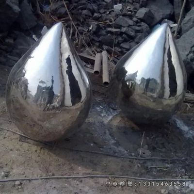 不锈钢水滴摆件