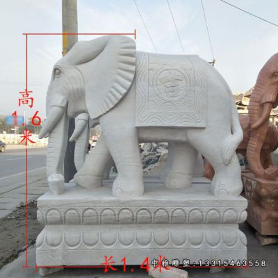镇宅大象石雕