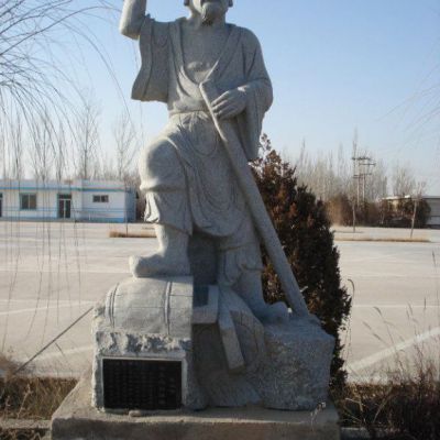 石雕广场二十四孝人物