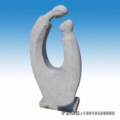 抽象人物广场石雕