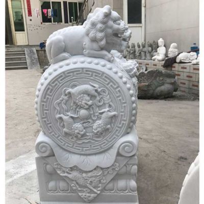 动物石雕抱鼓石雕塑