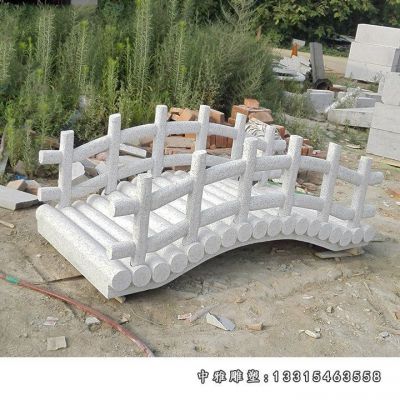 小型石雕景观桥