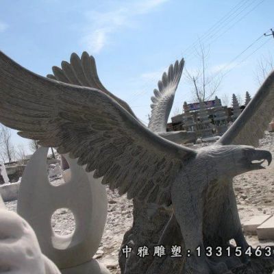 展翅雄鹰石雕雕塑