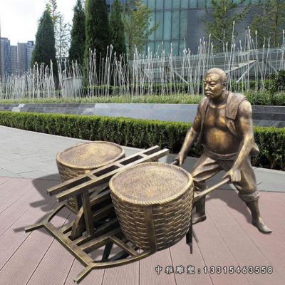 搬运工铜雕雕塑