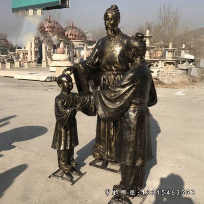 孔融让梨铜雕雕塑