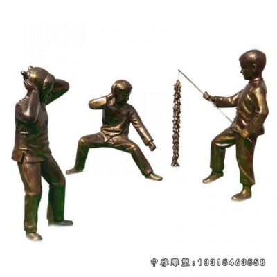 童趣系列铜雕儿童摆件