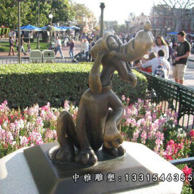 看门小狗铜雕雕塑