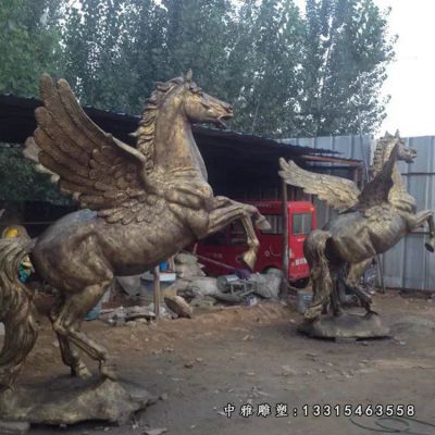 生肖马铜雕雕塑