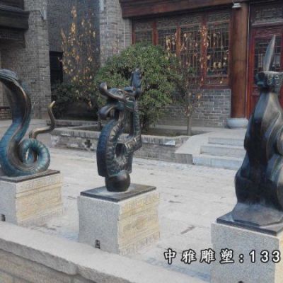 公园铜雕十二生肖
