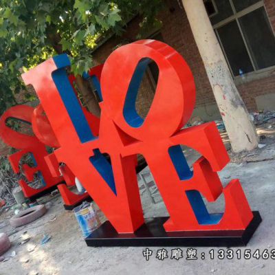 love不锈钢摆件