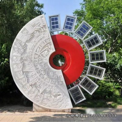 景观齿轮不锈钢雕塑