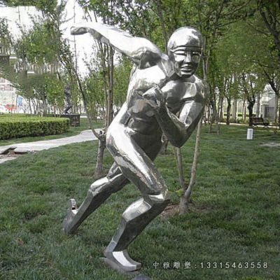 滑冰人物不锈钢雕塑