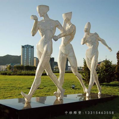 不锈钢广场竞走人物