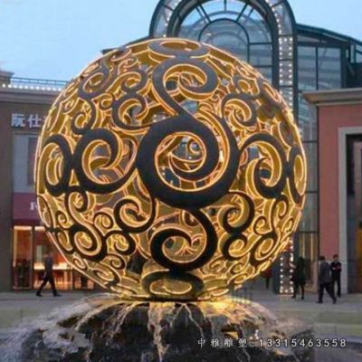 不锈钢广场圆球